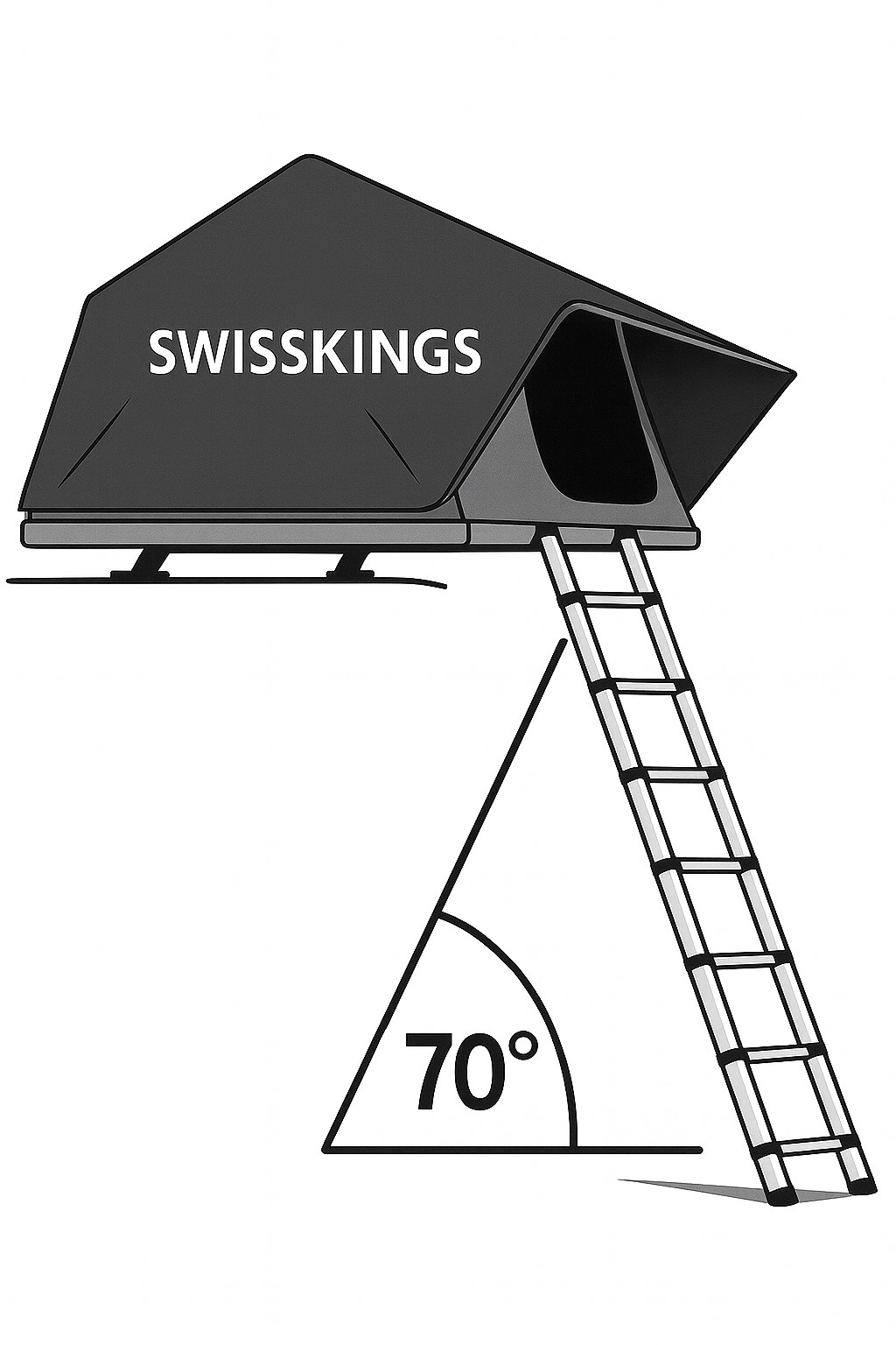 angle échelle télescopique